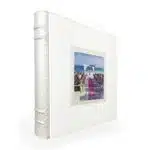 White Leather Cover